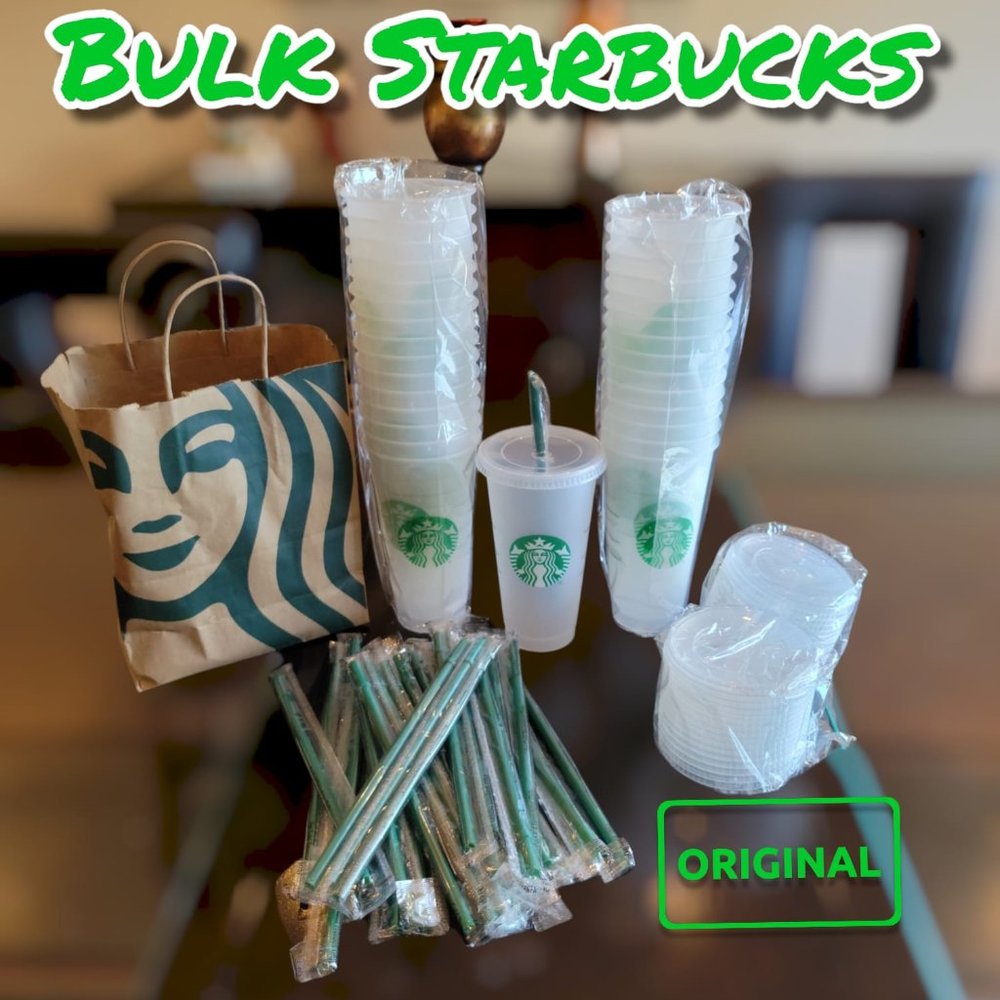 24oz Starbucks venti cold cups / bulk Starbucks cups / crafting / blank cups